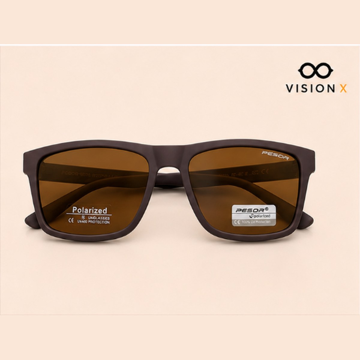 PESOR POLARIZED BROWN S27 sunglasses view 3