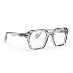 PARK LINE BEACH Transparent Grey rectangle optical frame for men view 3