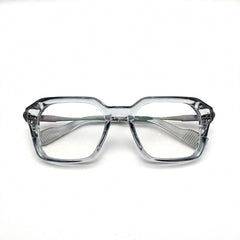 PARK LINE BEACH Transparent Grey rectangle optical frame for men view 4
