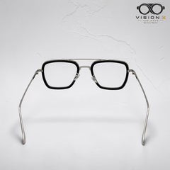 Tony Stark Black navigator optical frame for men view 4