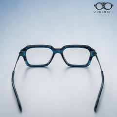 PARK LINE BEACH Dark Blue rectangle optical frame for men view 4