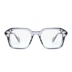 PARK LINE BEACH Transparent Grey rectangle optical frame for men view 2