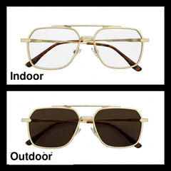 Maybach Gold aviator optical frame for men