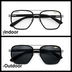 KALEIHEIPAI Black navigator optical frame for men