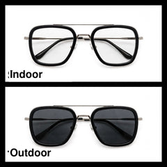 Tony Stark Black navigator optical frame for men